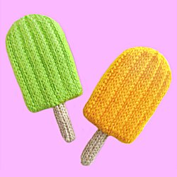 Knitted Ice Lollies