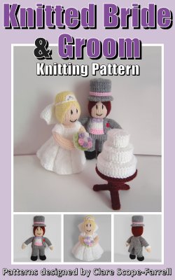 Knitted Bride and Groom Pattern Cover