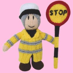 Knitted Lollipop Lady Doll