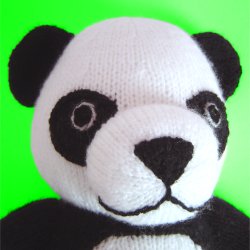Knitted Panda