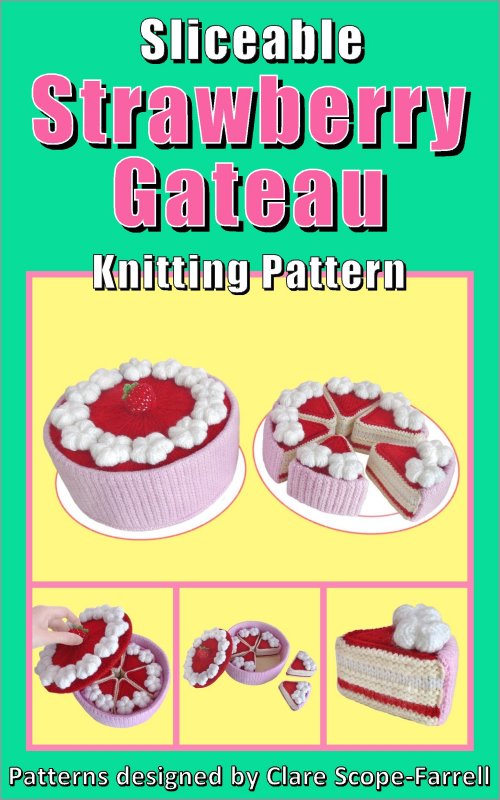 Sliceable Strawberry Gateau Pattern Cover