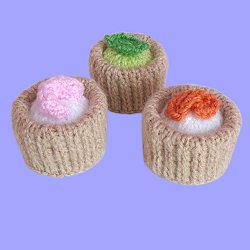 Knitted Vol-au-Vents