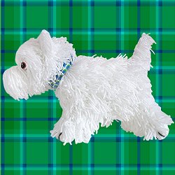 Knitted Westie Terrier